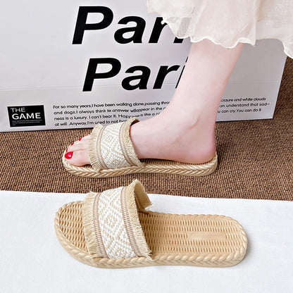 Mules tressées pour femme
